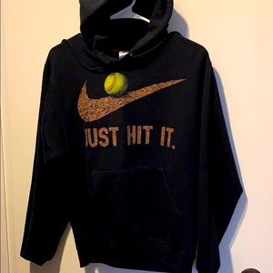 Just Hit It Softball Hoody